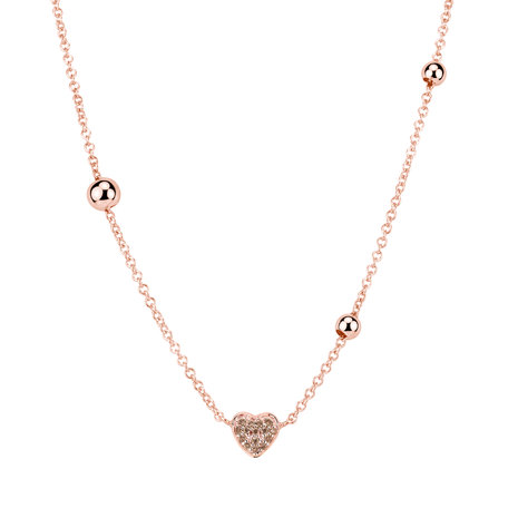 Náhrdelník s diamanty Tender Heart