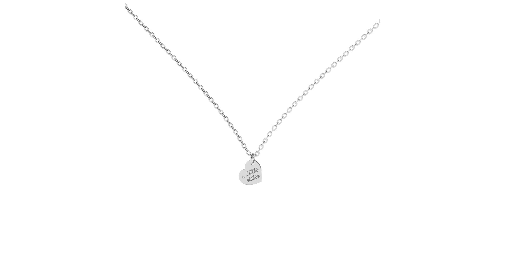 Náhrdelník s diamantem Little Sister