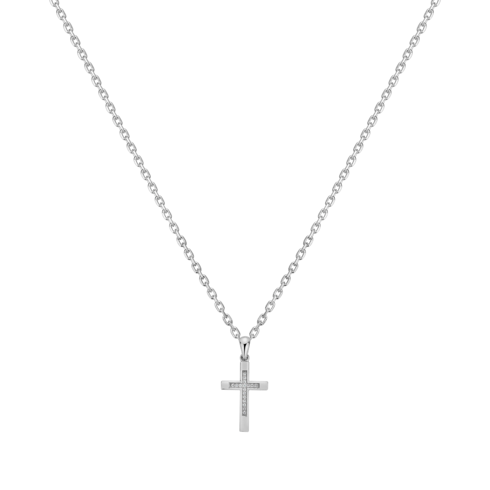 Přívěsek s diamanty Cross