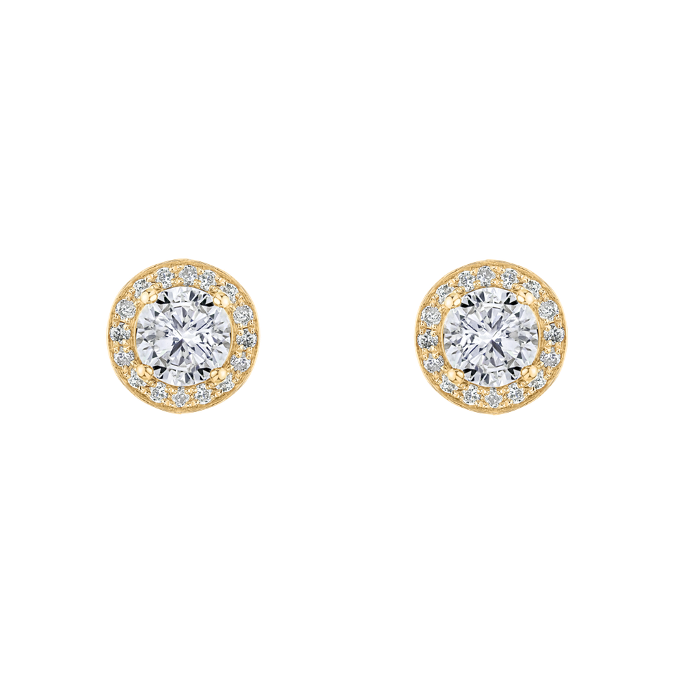 Náušnice s diamanty Sparkling Rain
