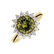 Prsten s diamanty a peridotem Stellar Sun2