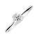 Prsten s diamantem Blooming Love2