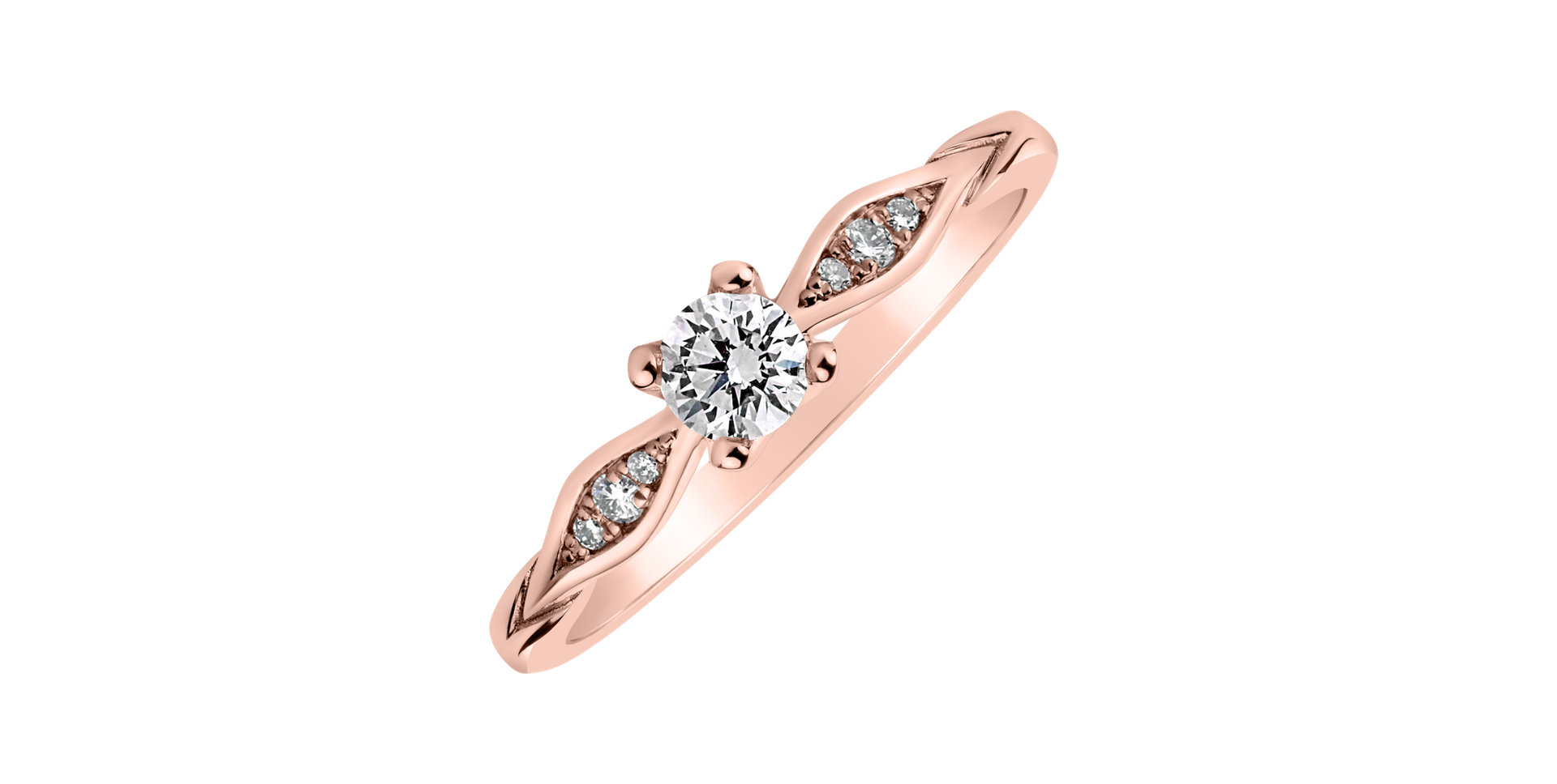 Prsten s diamanty Stellar Shape