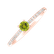Prsten s peridotem a diamanty Gem Simplicity2