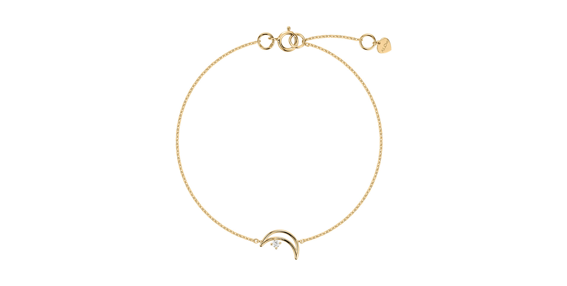 Náramek s diamantem Moonlight