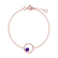 Náramek s ametystem Purple Dream2