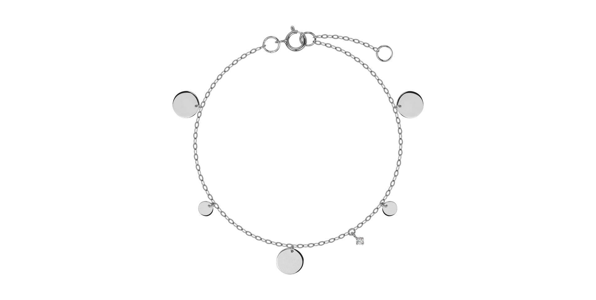 Náramek s diamantem Dotted Joy