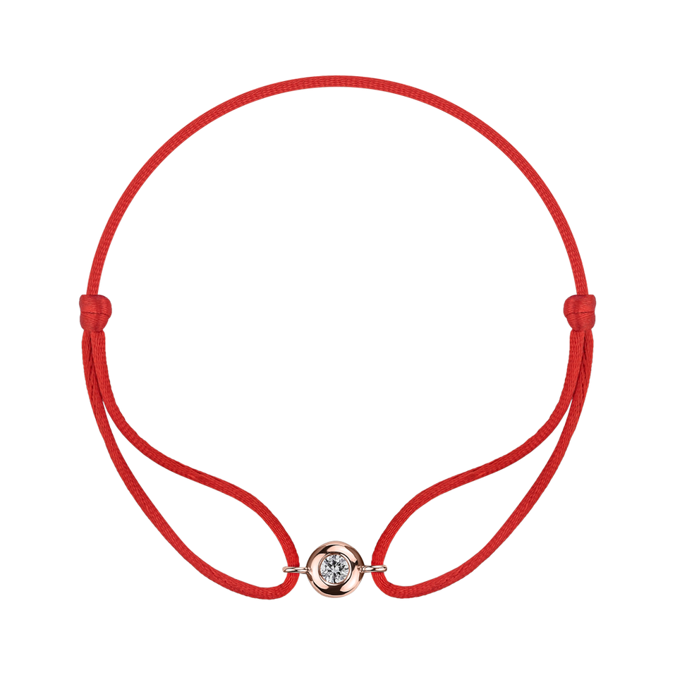 Náramek s diamantem Drop