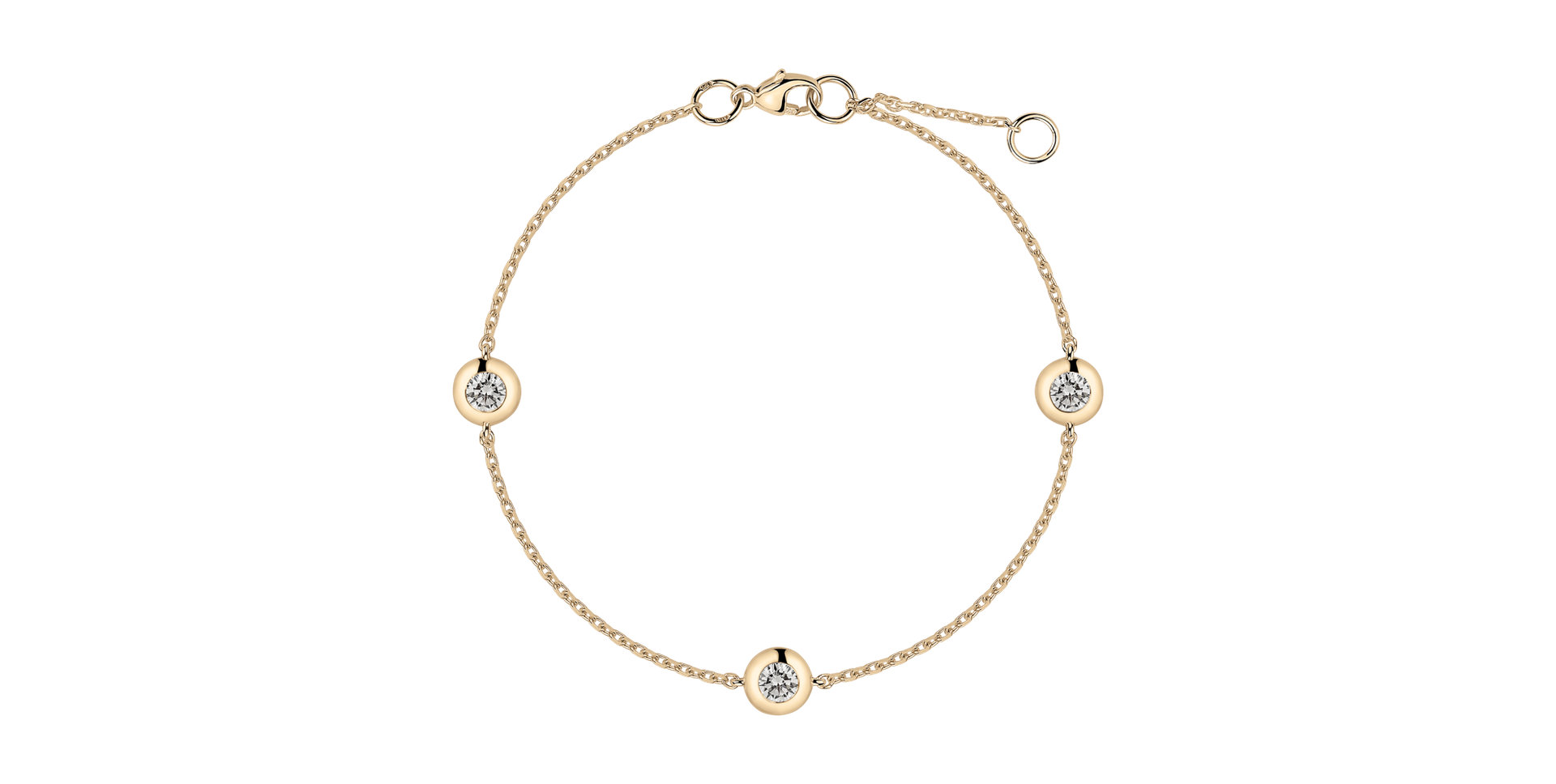 Náramek s diamanty Sparkling Dots