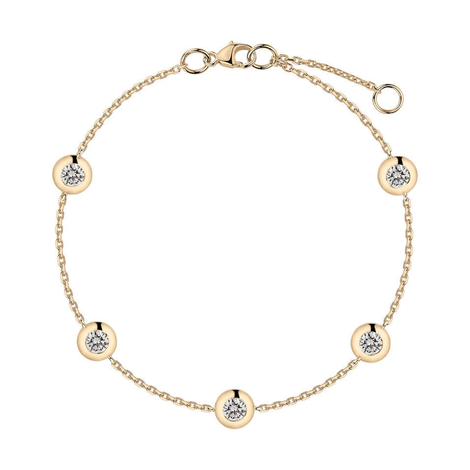 Náramek s diamanty Sparkling Dots