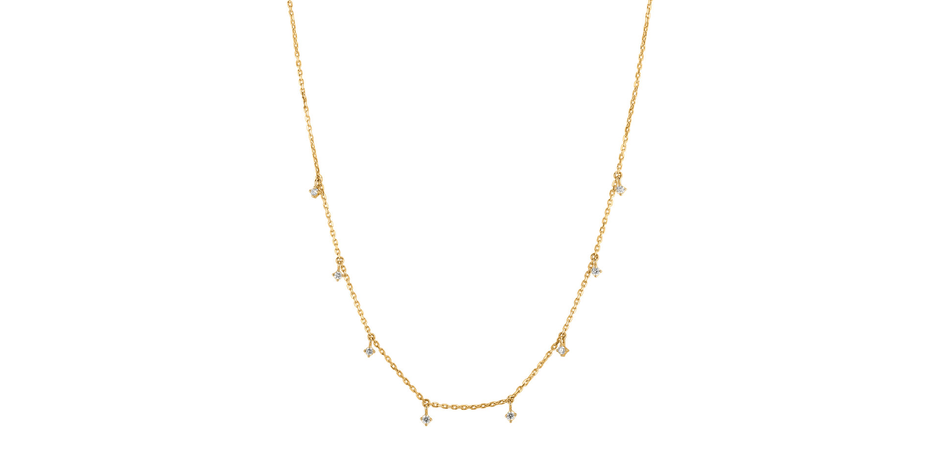 Náhrdelník s diamanty Disco Diva