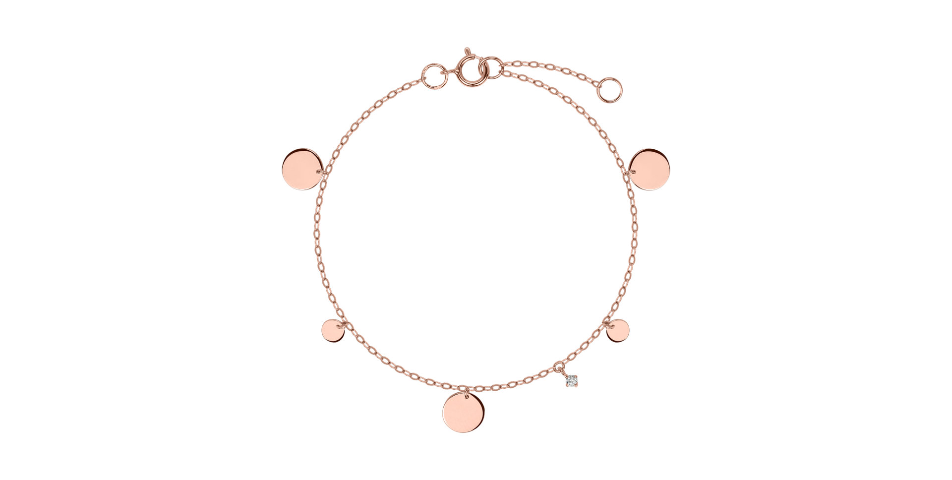 Náramek s diamantem Dotted Joy