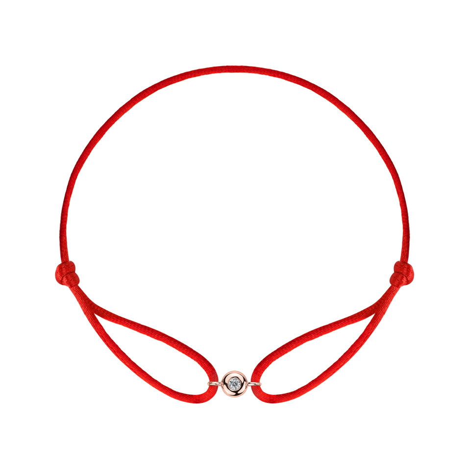 Náramek s diamantem Drop