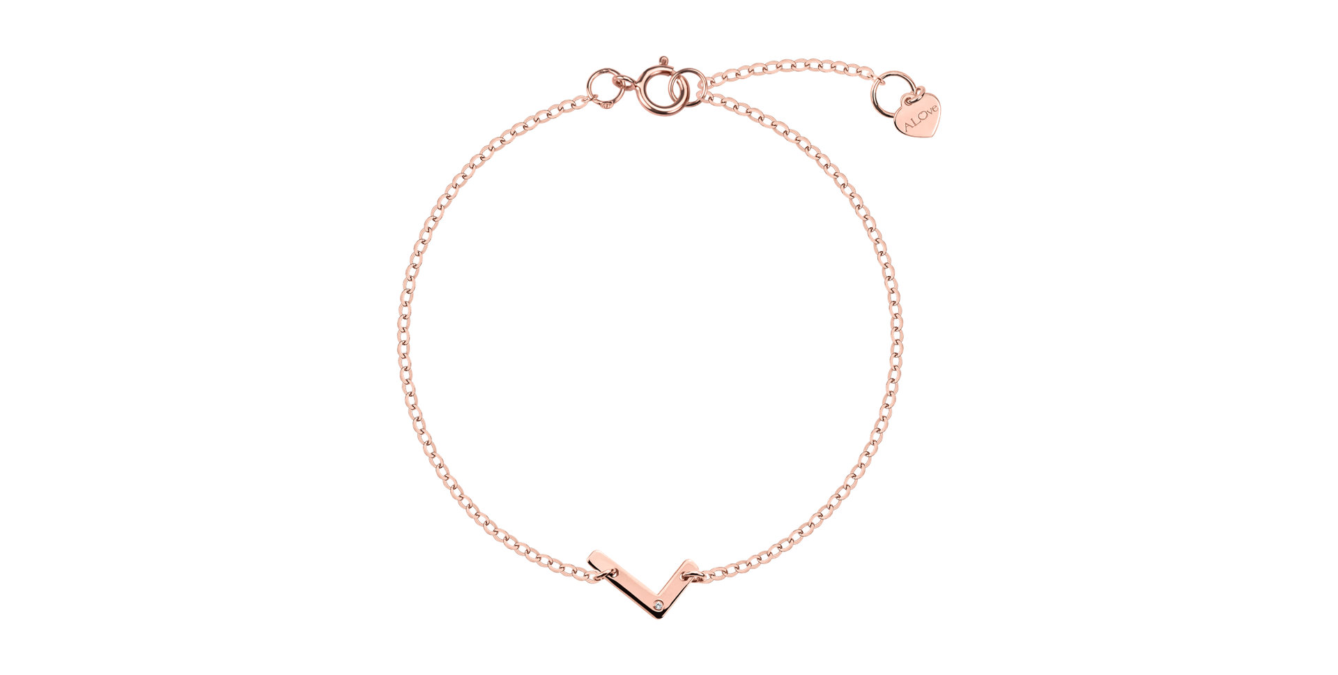 Náramek s diamantem Big Line