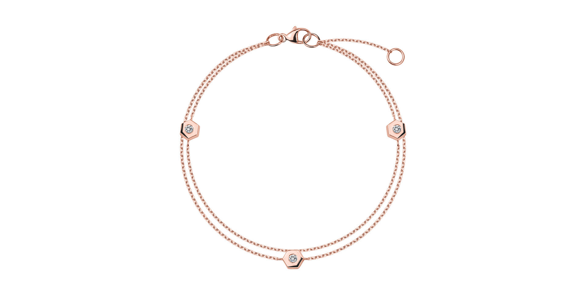 Náramek s diamanty StarlightHex