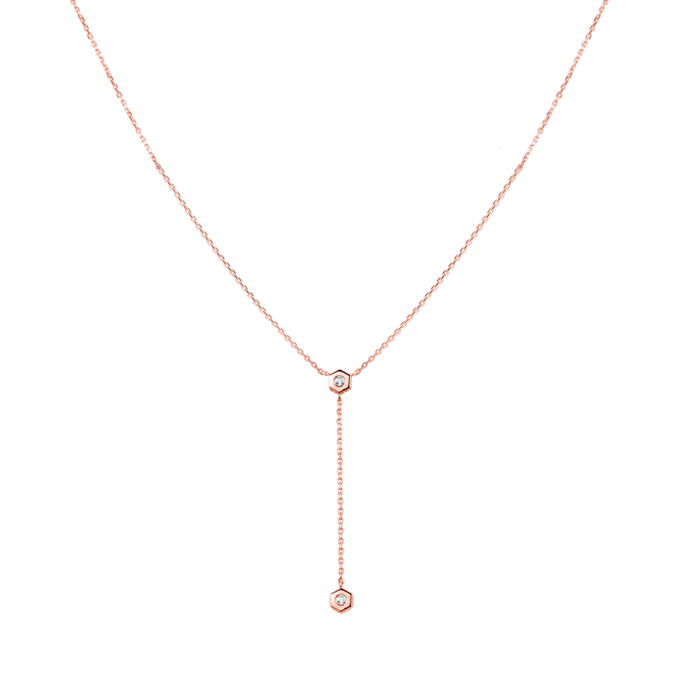 Náhrdelník s diamanty Six Sides
