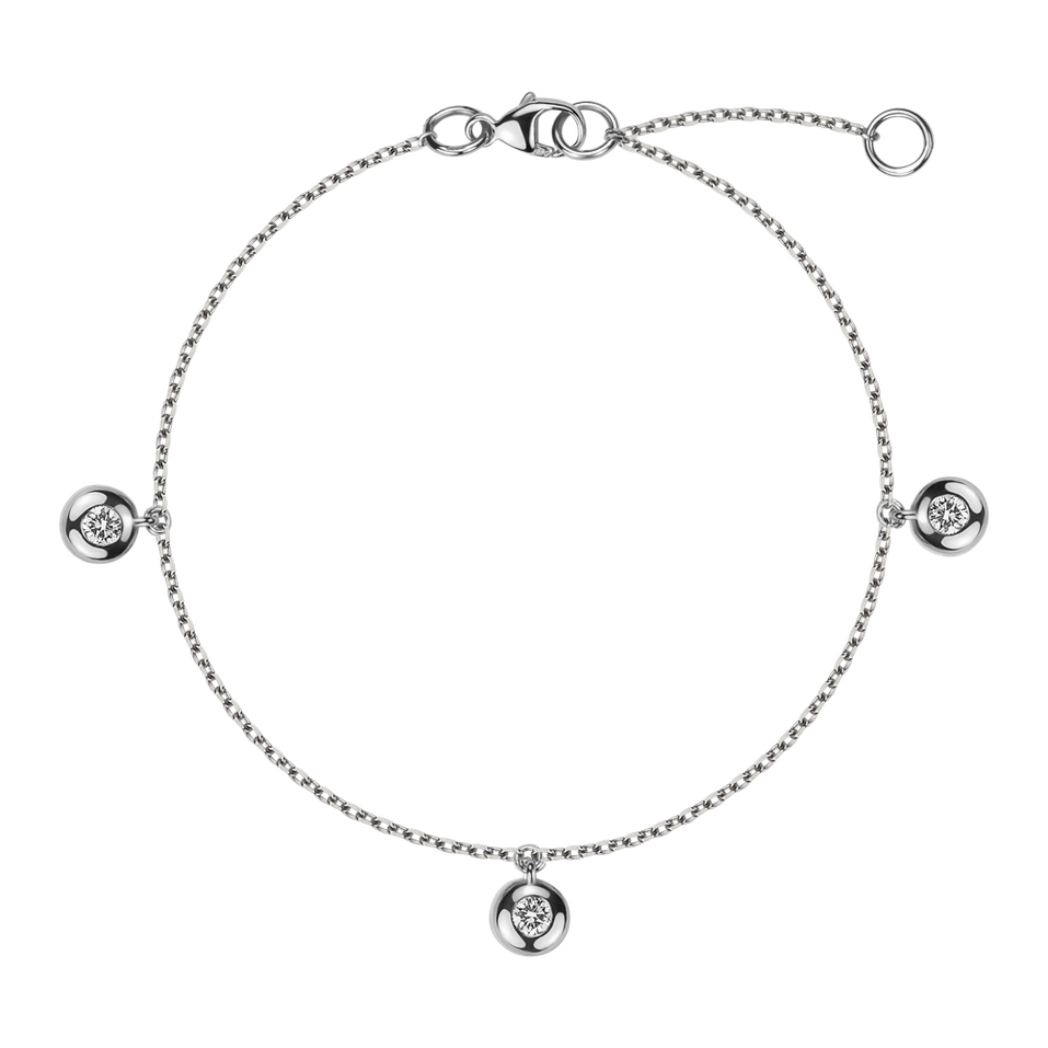 Náramek s diamanty Pop of Dots