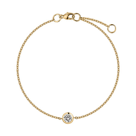Náramok s diamantom Dot of Happiness