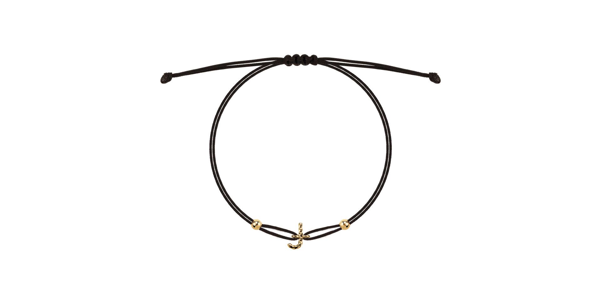 Náramek Spiral Alphabeth J