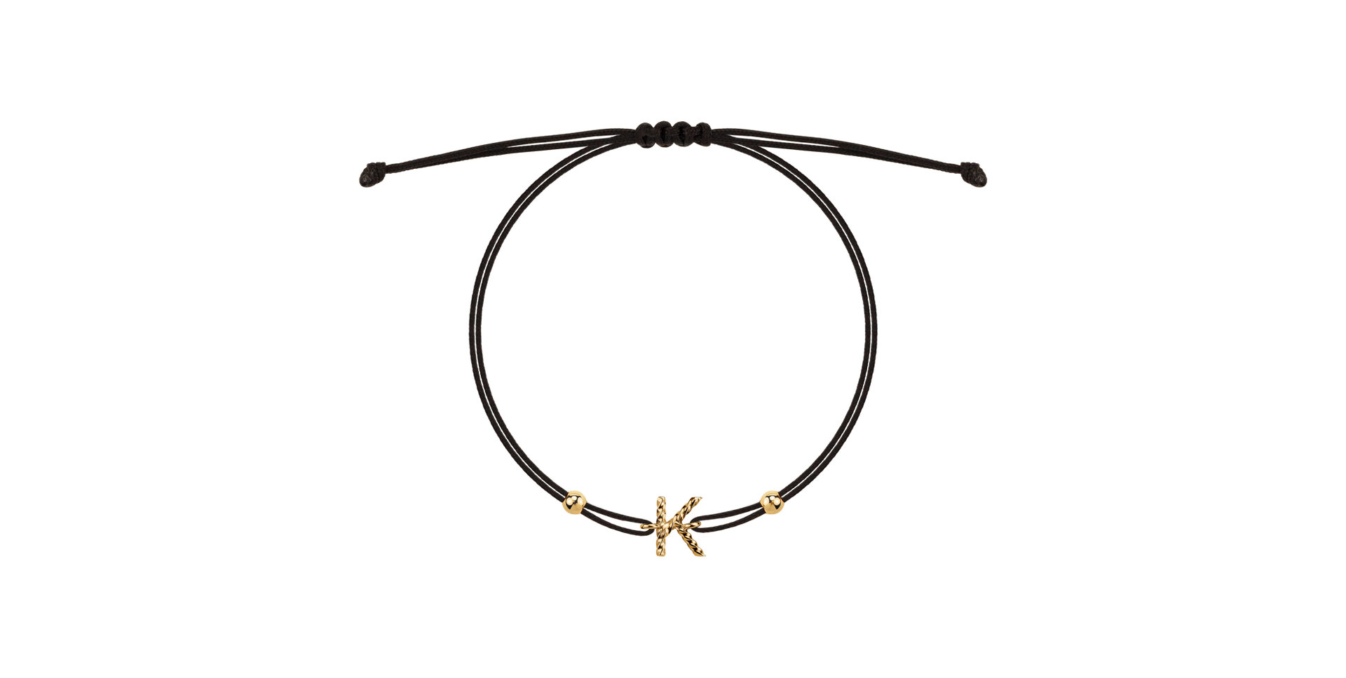 Náramek Spiral Alphabeth K