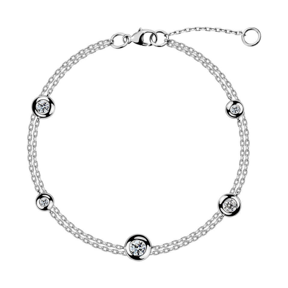 Náramek s diamanty Love Points