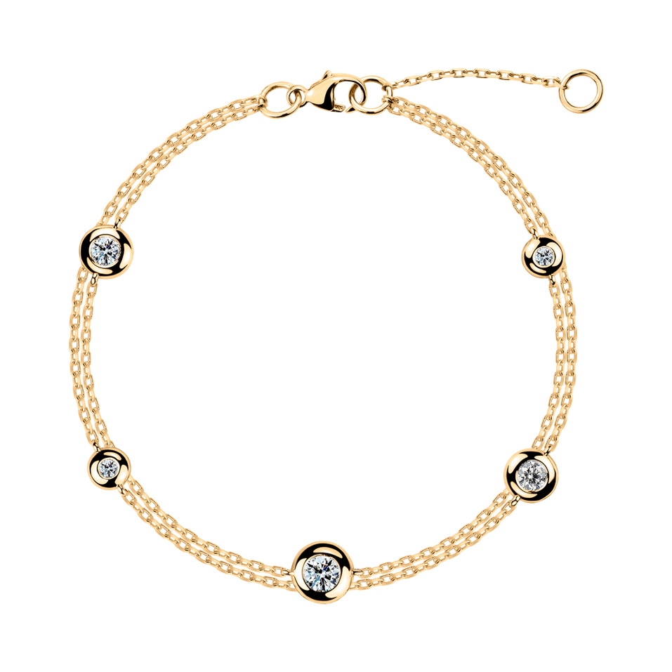 Náramek s diamanty Love Points