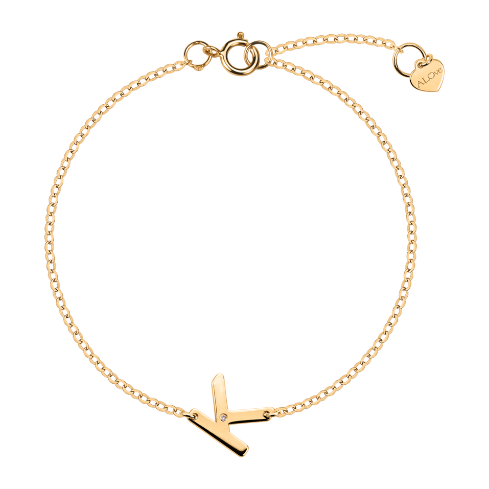 Náramek s diamantem Big Line