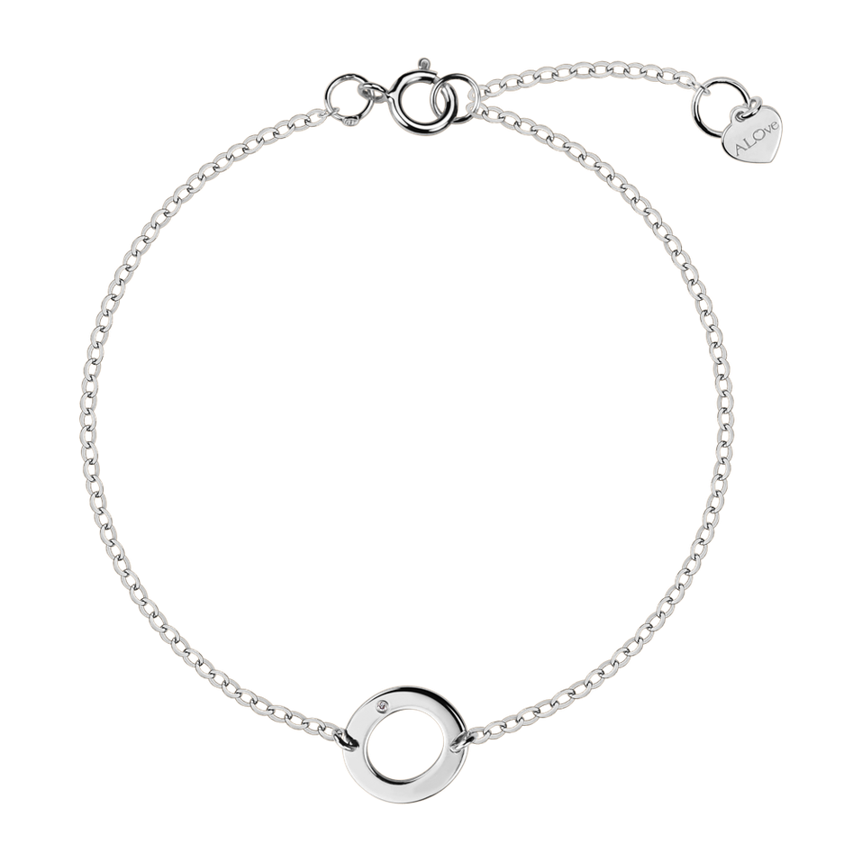 Náramek s diamantem Big Line