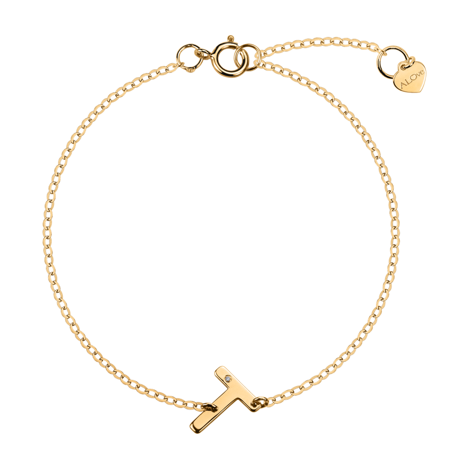 Náramek s diamantem Big Line