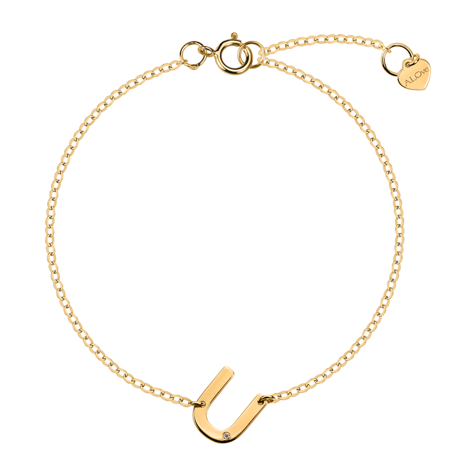 Náramek s diamantem Big Line