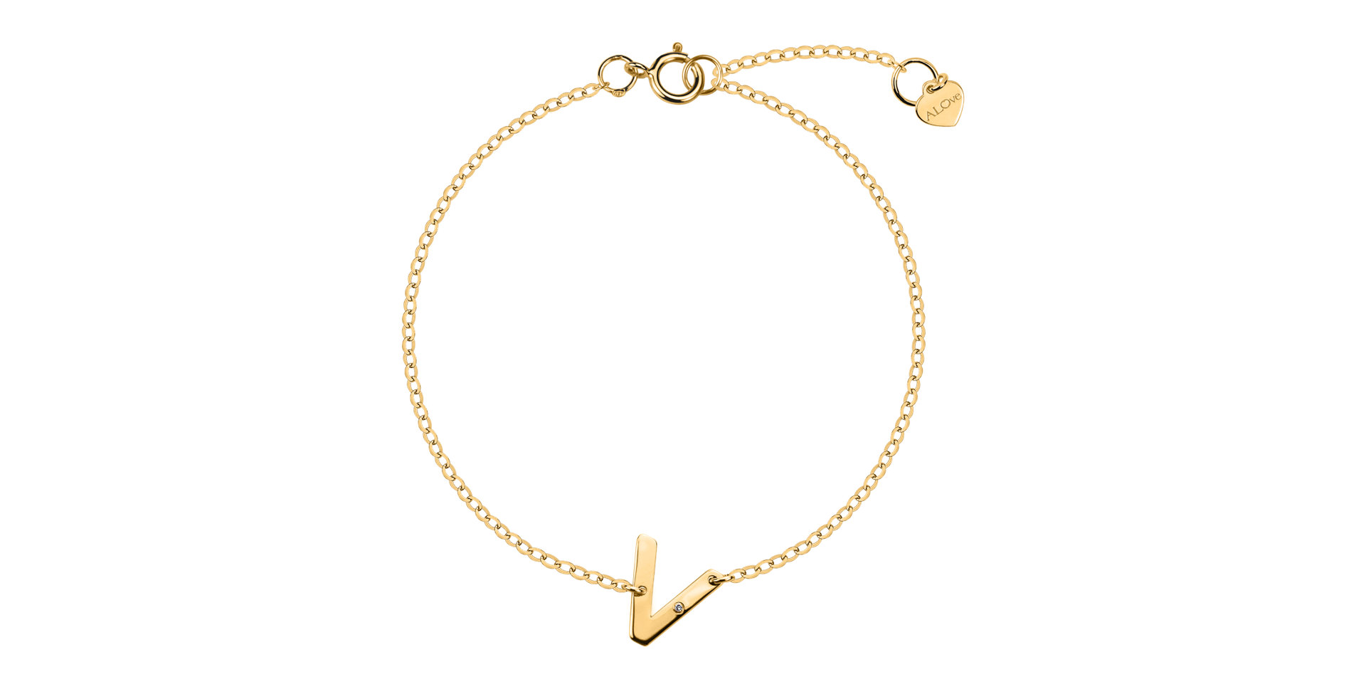 Náramek s diamantem Big Line