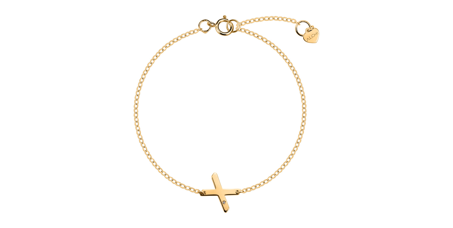 Náramek s diamantem Big Line