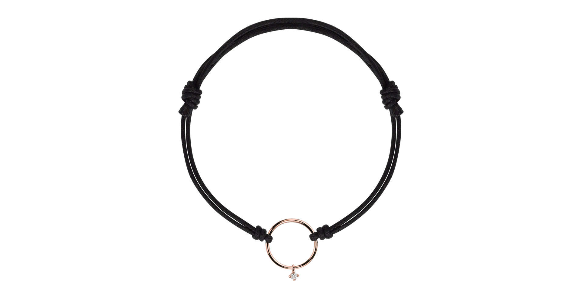 Náramek s diamantem Shiny Loop