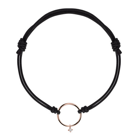 Náramek s diamantem Shiny Loop