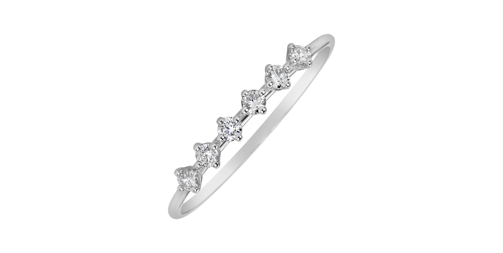 Prsten s diamanty Rhythmic