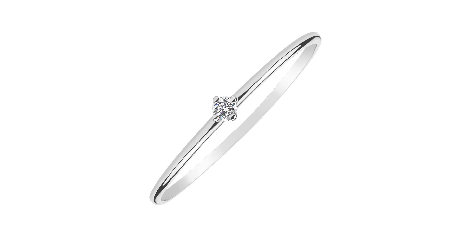 Prsten s diamantem Tango