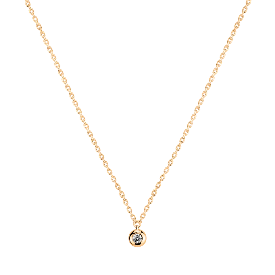 Náhrdelník s diamanty Sparkling Dots