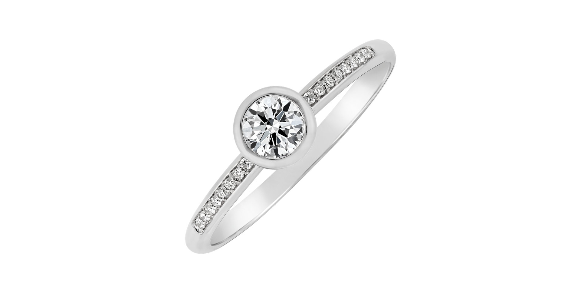 Prsten s diamanty Elegance