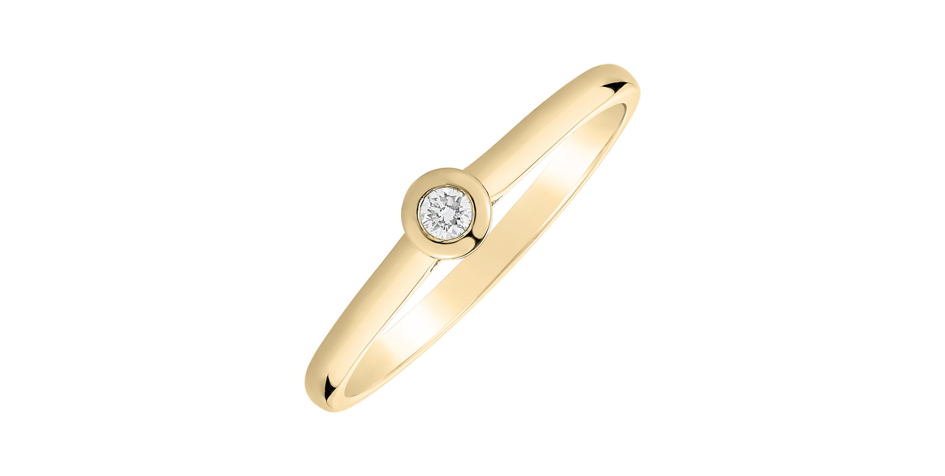 Prsten s diamantem Classy Dot