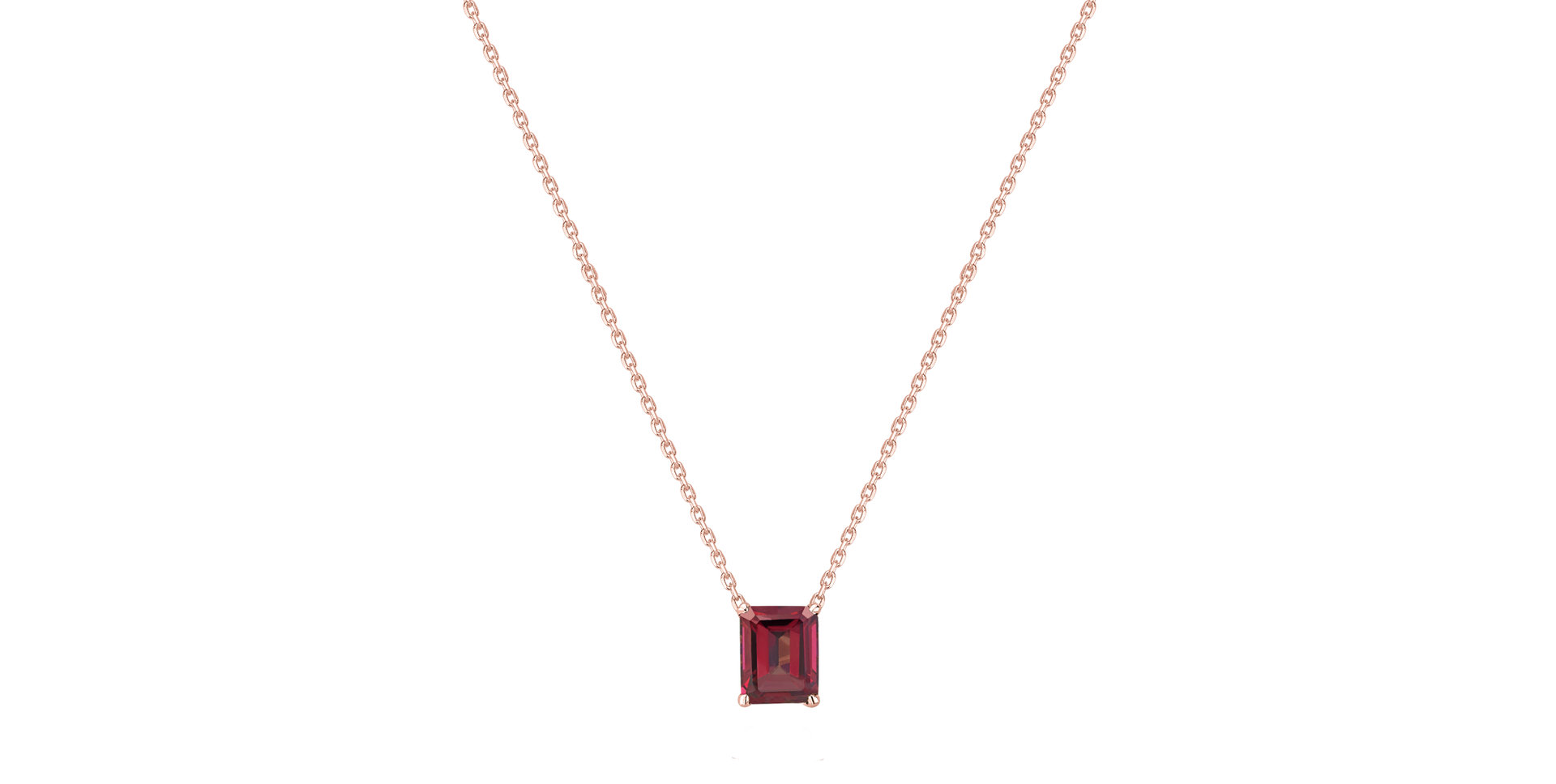 Náhrdelník s rhodolitem Winslow