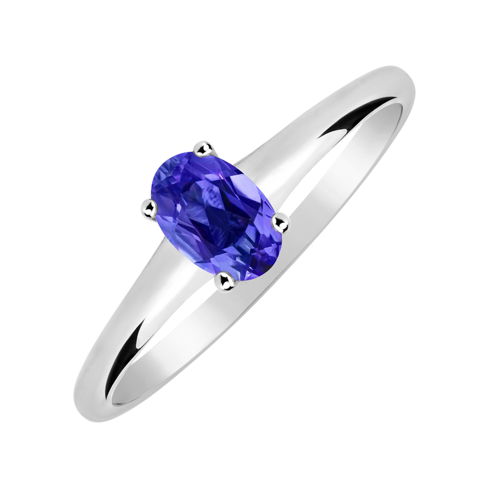 Prsten s tanzanitem Mystic Light