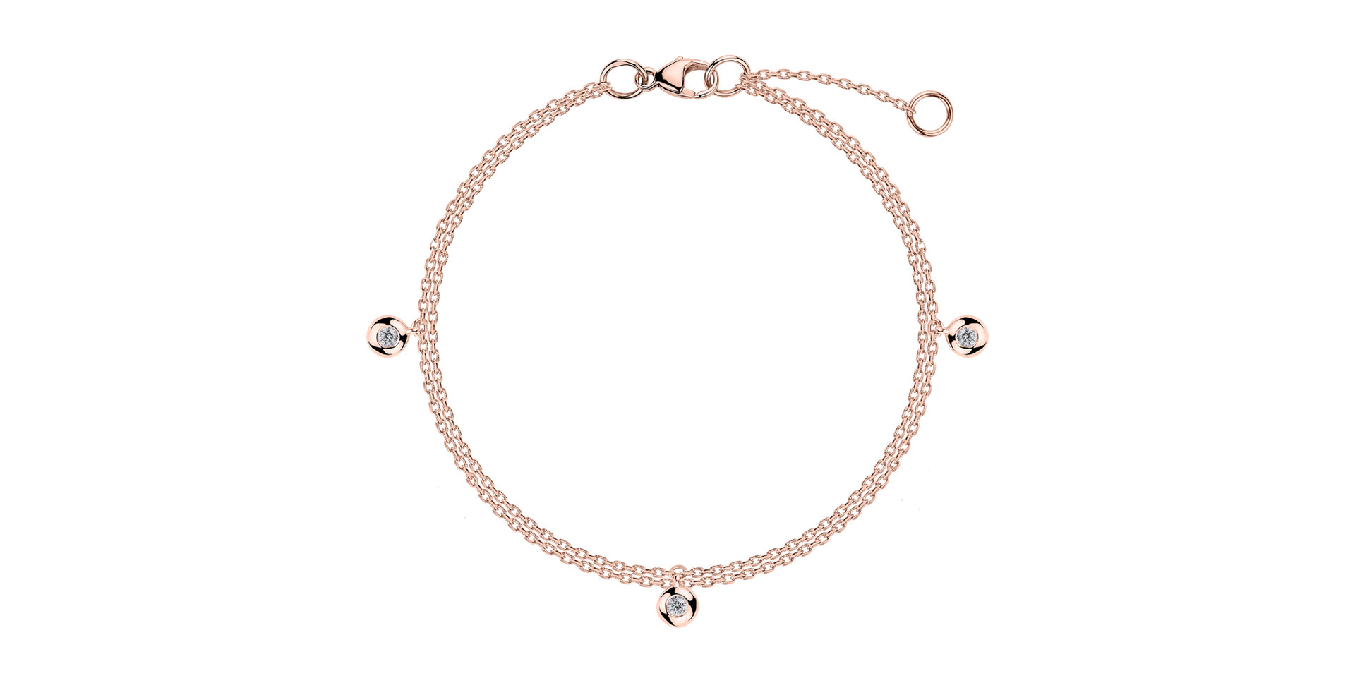 Náramek s diamanty Adorable Dots