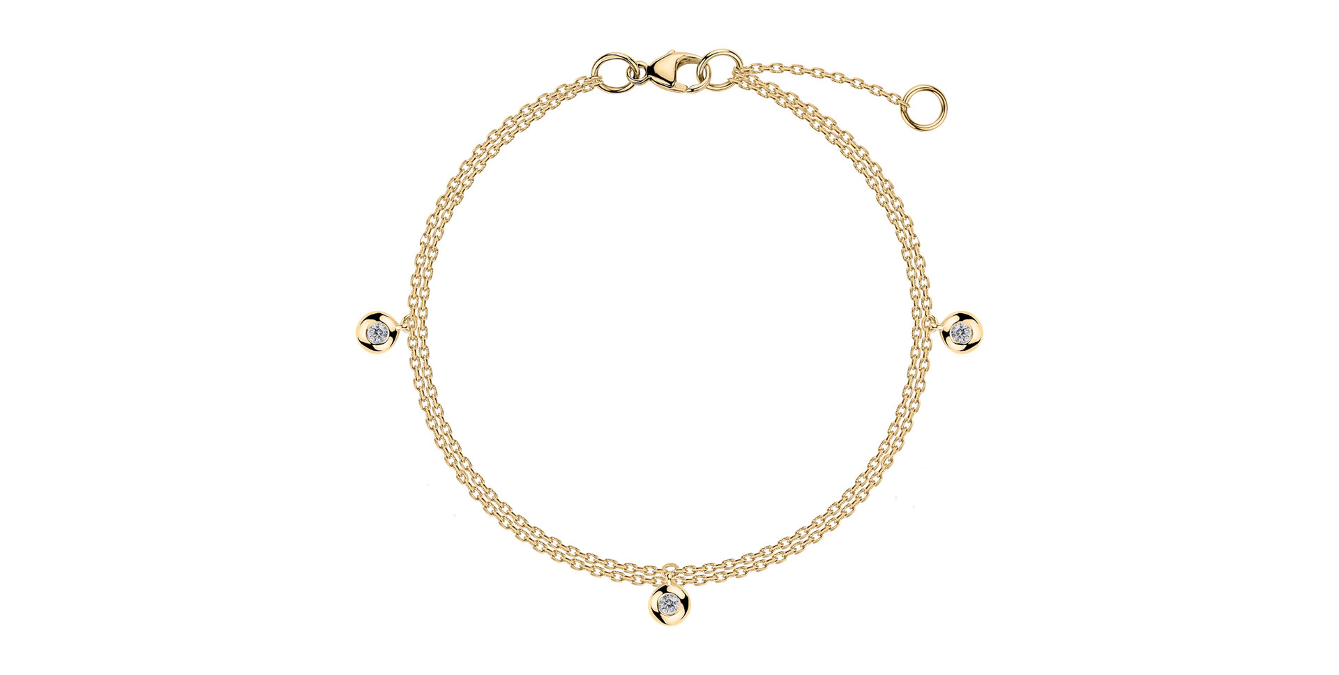 Náramek s diamanty Adorable Dots