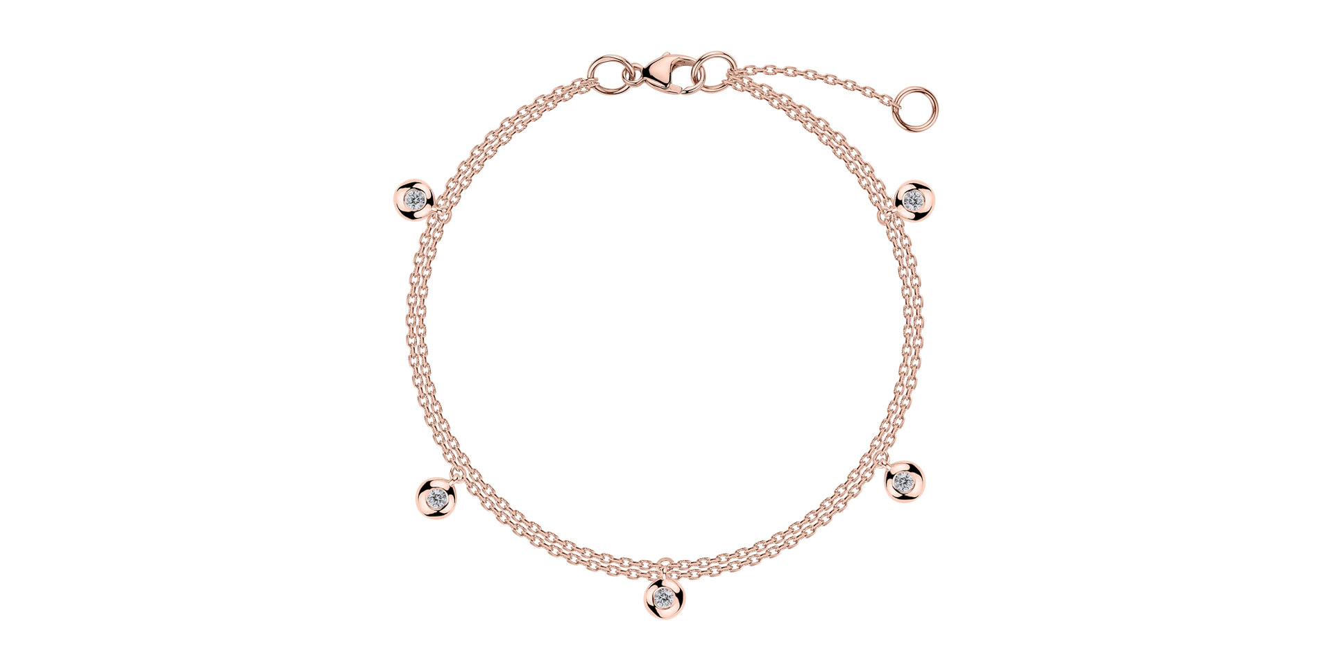 Náramek s diamanty Adorable Dots