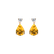 Náušnice s diamanty a citrínem Ismene2