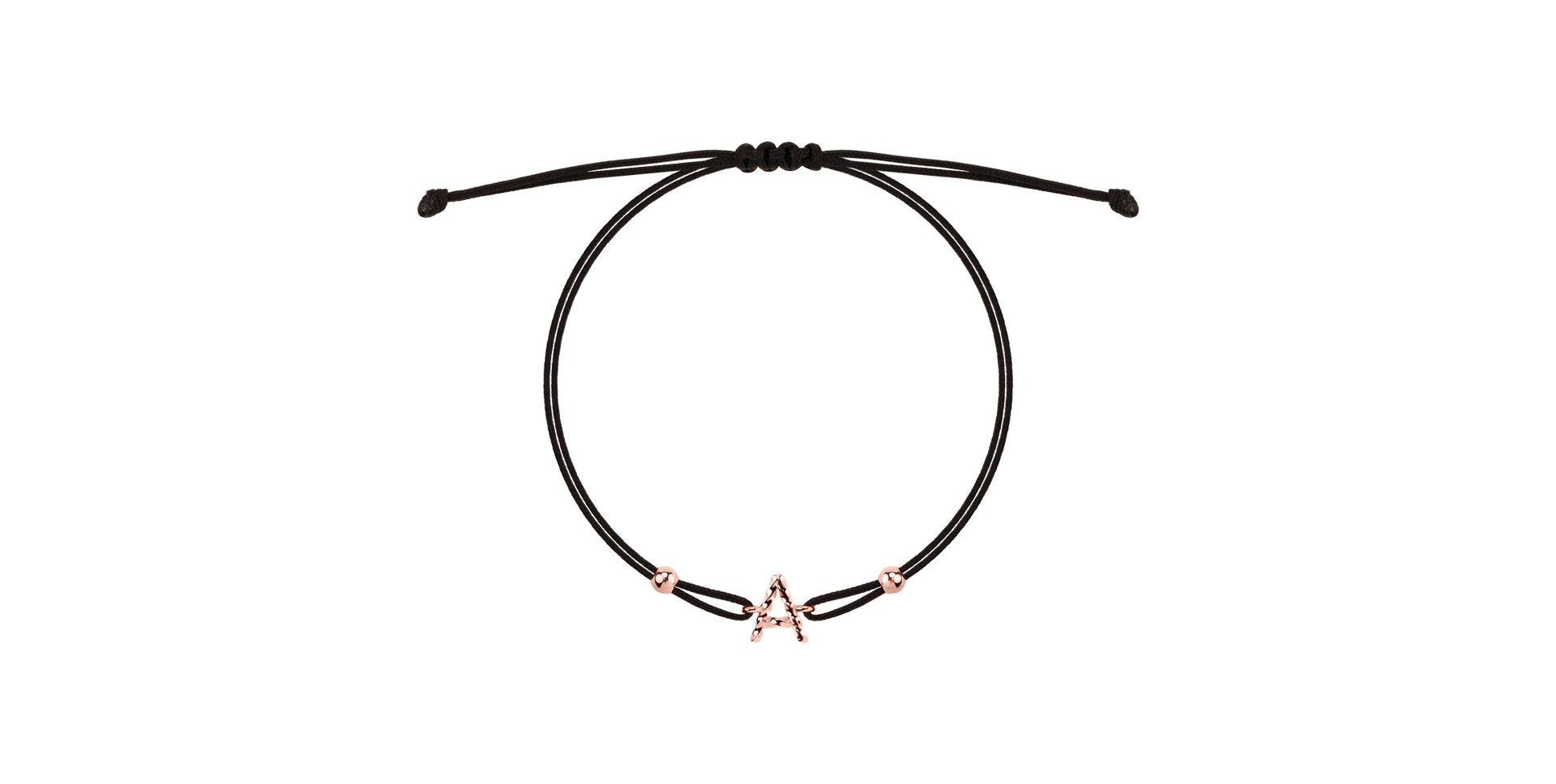 Náramek Spiral Alphabeth A