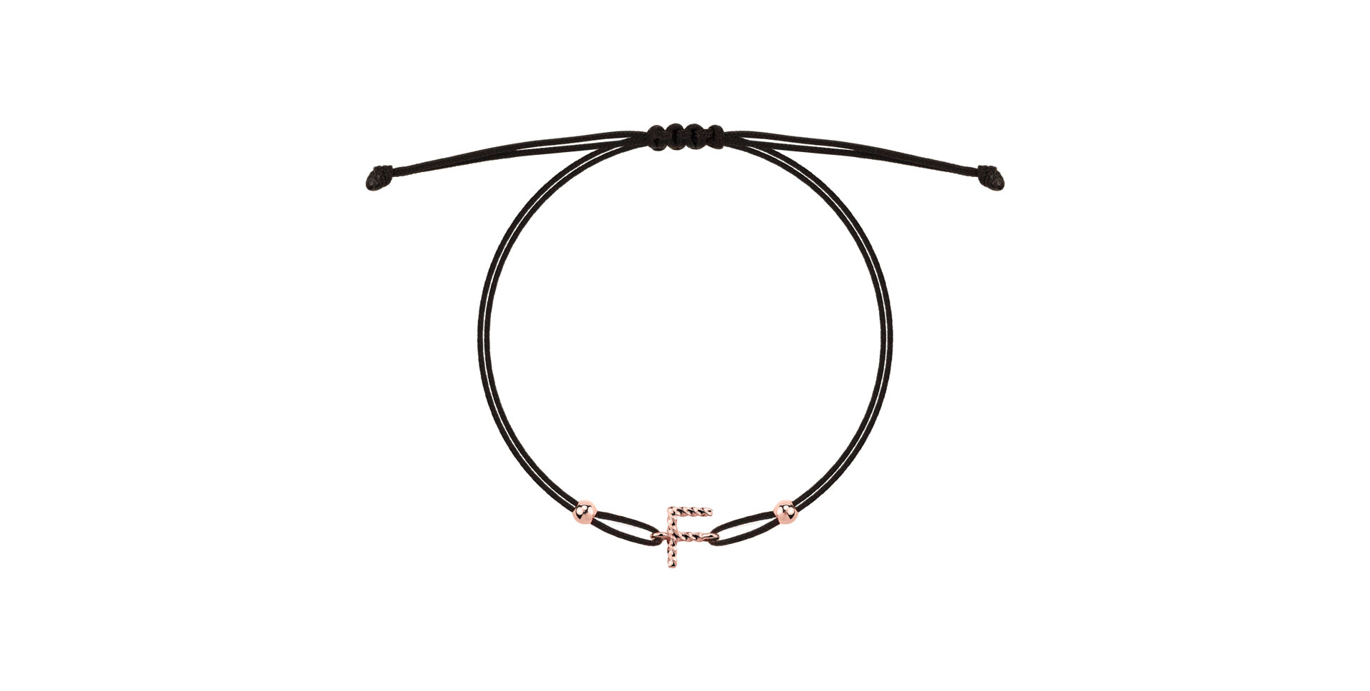 Náramek Spiral Alphabeth F