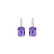 Náušnice s diamanty a ametystem Mireth2