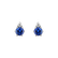 Náušnice s diamanty a tanzanitem Midnight Serenity2