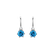Náušnice s diamanty a topazem Midnight Serenity2